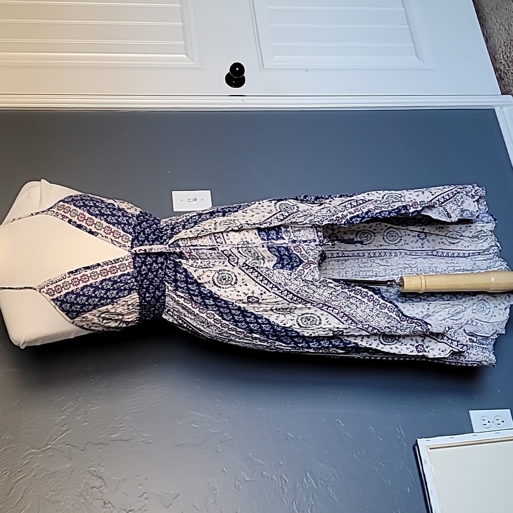 High-Low Halter Romper EUC